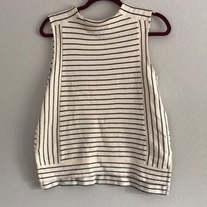 Madewll high neck sweater tank